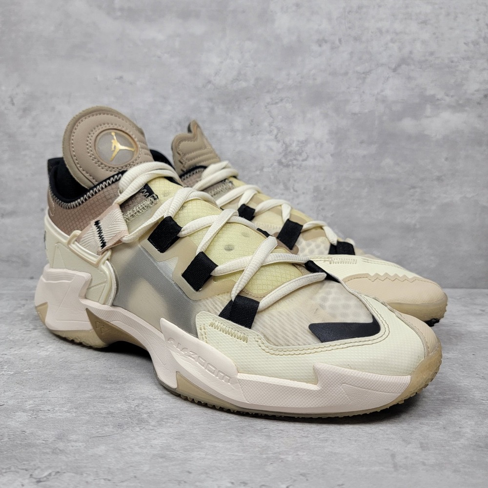 Nike Mens Size 10 Air Jordan Why Not .5 Coconut Milk Khaki Beige Shoes DC3637102